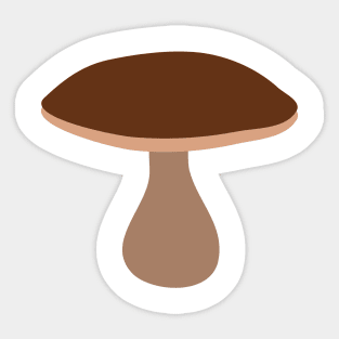 Mushroom, food, nature. Gift for mushroom picker, cook, biologist Sticker